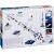 Ravensburger Puzzle 3D Apollo Saturn V - Widok z tyłu pudełka z częściami i instrukcjami