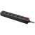 LogiLink 6-way extension cord with switch, black, 1.5m