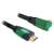 Delock High Speed HDMI cable with Ethernet, 2m, right angle connector