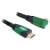 Kabel HDMI Delock High Speed z Ethernet, 2m, złączem kątowym