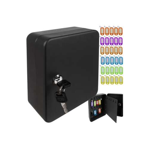 Cutie de blocare a cheilor cu etichete colorate pentru chei, colaj