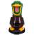 Kruzzel Hungry Duck target shooting game, duck shaped toy with a mouth that opens and closes, digital score display, yellow and green colors