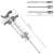 Ruhhy meat injector syringe with 3 needles dimensions