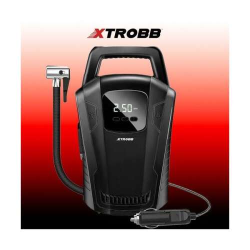 Universal Car Compressor with LCD Display, 12V