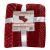 Red Blanket and (2x) Pillowcase Set - with Winter Motifs 113777364