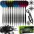 12-Piece Dart Set with 200 Replaceable Tips 95138371