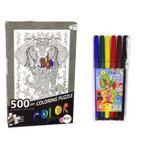 Colors Puzzle 500 Elephant 14154