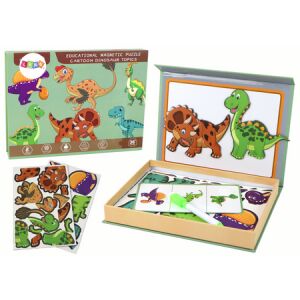 Oktatási mágneses puzzle készlet dinoszaurusz témával 16657 146087490 - Lean Toys