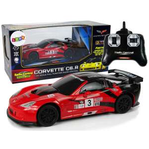 Sportkocsi R/C 1:24 Corvette C6.R piros 2.4 G fények 9735 84594762 
