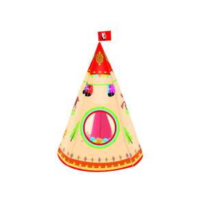 Játéksátor Tipi - Indián Stílusú - 105x160cm
