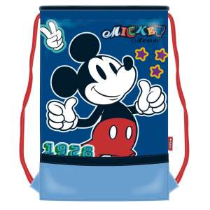 Disney Mickey Mouse húzózsinóros táska, kék színű, Mickey egér mintával, 48 cm - Tornazsák
