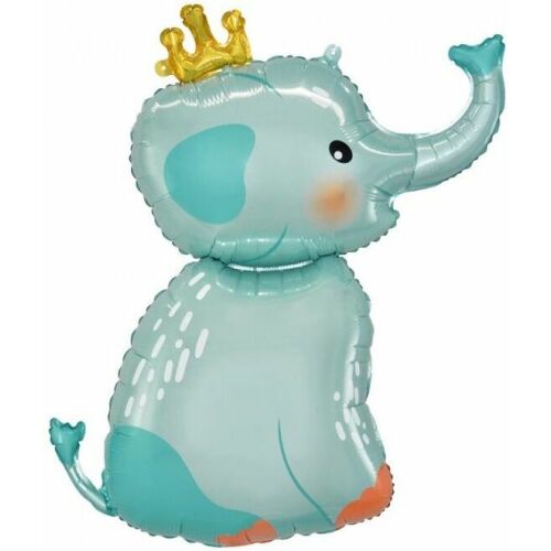 Fólia Léggömb - Király Elefánt - 70 cm 178389141 - Party kellék