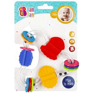 Bam Bam Colorful Baby Rattle, Play to Learn, 0m+ - BamBam