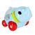 Blue elephant rolling rattle toy for babies