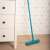 York Twingo floor brush with handle, blue, cleaning hardwood floor