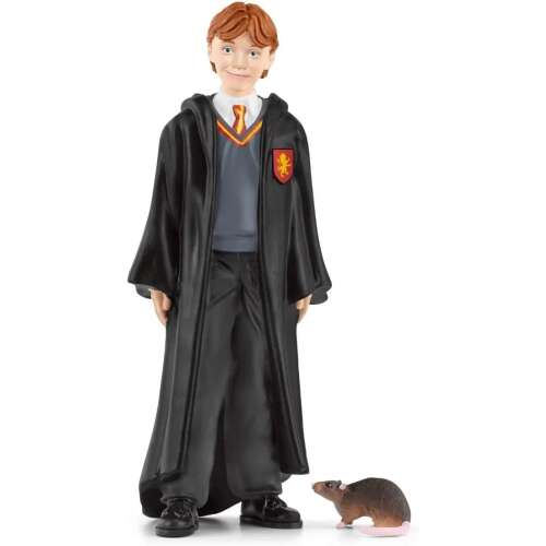 Schleich Harry Potter Ron Weasley and Scabbers the Rat figure