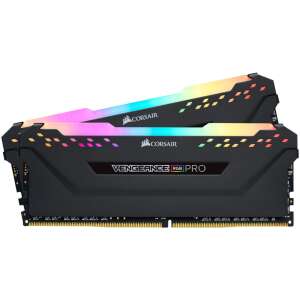 Corsair Vengeance RGB Pro 32GB DDR4 RAM, 2x16GB, 3200MHz, CL16, Fekete - Corsair