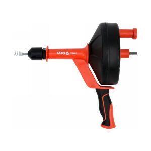 YATO 7.6m Drain Cleaning Spiral with Drill Attachment - Yato