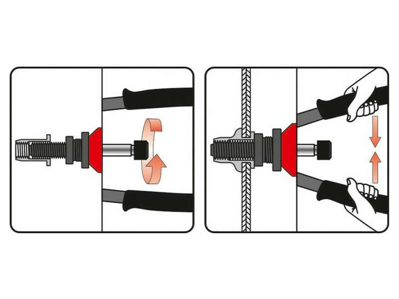 YATO Szegecsanyahúzó karos M3, M4, M5, M6, M8 300 mm