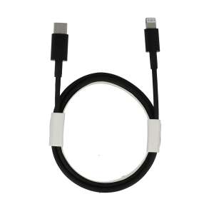 USB Type C to Lightning cable, 1 meter, black - USB Cable