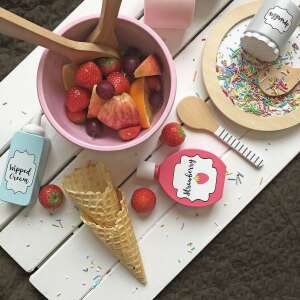 Obstsalat-Set – Pastellfarben – Jabadabado