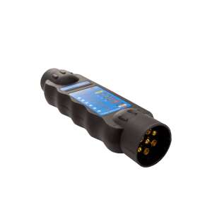 Carguard 7-pin trailer light tester, 12V, black - Carguard