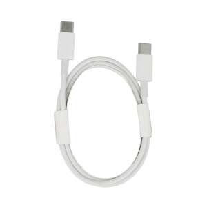 White USB Type C to USB Type C cable, 1 meter long, fast charging - USB Cable