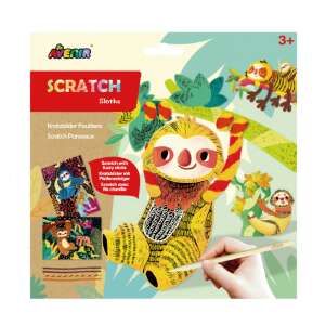 Avenir Scratch Art Leneși, activitate de zgâriere și dezvăluire pentru copii, 3+ ani - Avenir Kids Imagine scratch