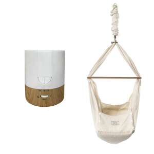 Baby & Co Design Babahinta és Ringató motor szett - Natúr