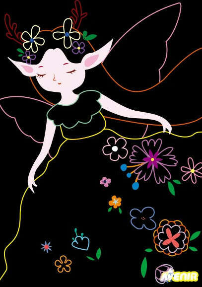 Set de razuit - 4 Unicorni magici