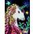 Avenir Scratch Art Unicorni Magici - Unicorn cu coamă curcubeu și stele