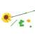 LEGO Bouquet Fiorito napraforgó építő készlet, napraforgó modell, szétszerelt alkatrészek