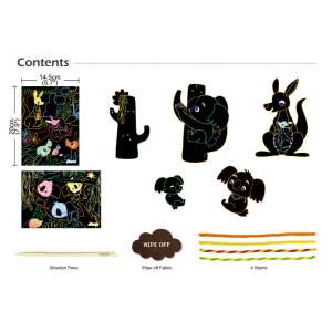 Bildkratztechnik – Fuzzy-Faultier