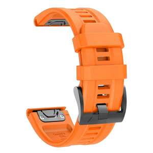 Garmin Fenix 7/7 Pro/5/6 22 mm orangefarbenes Silikonarmband - Cellect