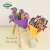 Avenir Scratch Butterfly Bouquet craft kit, featuring colorful butterflies and flowers, displayed on an easel