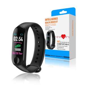 M3 Smartwatch with heart rate and blood pressure monitor, black - Bracelet
