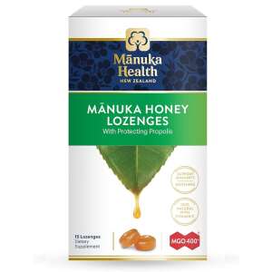 Mānuka Health Manuka mézes cukorka Propolisszal, 15 db, étrend-kiegészítő - Cukorka
