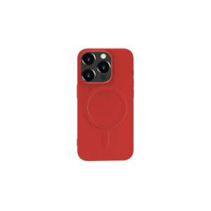 Red iPhone 15 Pro Max magnetic silicone case - Apple Phone Case