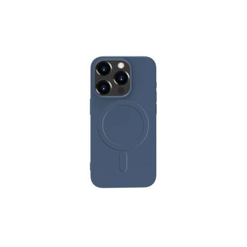 Kék iPhone 15 Plus mágneses szilikon tok - Telefon