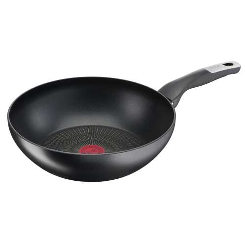 Tefal Unlimited G2551972 Wok-Bratpfanne, schwarz, antihaftbeschichtet, Titan-Beschichtung