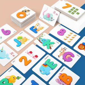 Buchstaben und Zahlen mit Lernkarten in englischer Sprache 129241037 - Schaukelpferde, Schaukeltiere und Entwicklungsspiele für Kinder im Kindergartenalter