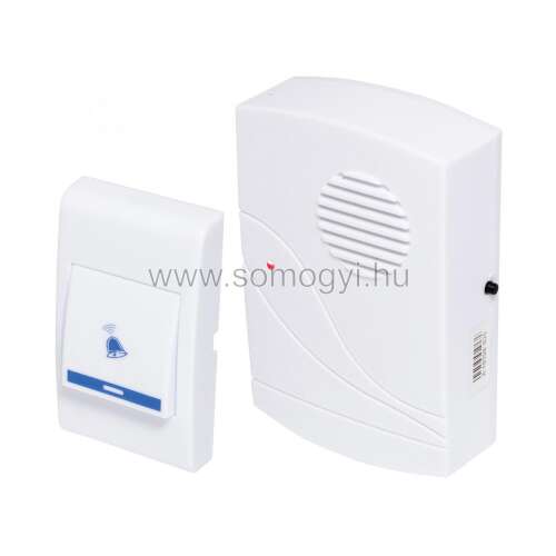 Somogyi HOME Vezeték nélküli csengő DB 0650DC, fehér, 32 dallam, 60m hatótávolság