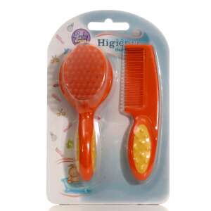 Baby Bruin narancssárga hajkefe és fésű készlet babáknak - Fürdetési kellék