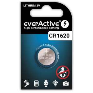everActive CR1620 lithium gombelem 1 darab 33068333 Elemek - Gombelem