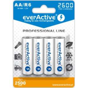 everActive Ni-Mh 2600mAh R2U AA Batteries (4 pack) 33069749 - Batteries & Accumulator