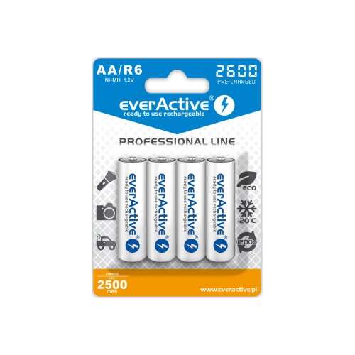 everActive Ni-Mh 2600mAh R2U AA Batteries (4 pack) 33069749
