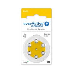 everActive Ultrasonic 10 hallókészülék elem 6db 33071108 