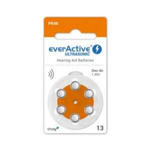 Hörgerätebatterien 13/PR48 EverActive ULTRASONIC 13 - 6 Stück