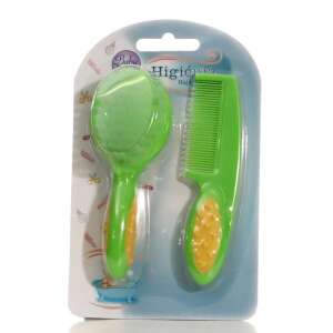 Baby Bruin zöld hajkefe és fésű készlet baba hajápoláshoz - Fürdetési kellék