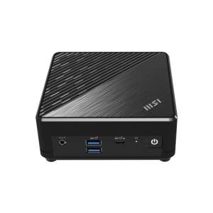 MSI Cubi N ADL-002BEU-BN100XX czarny mini komputer barebone, widok z przodu - Barebone PC